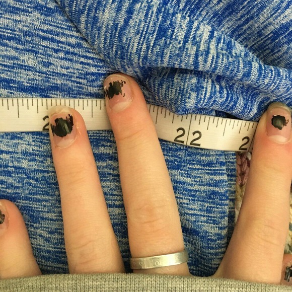 Under Armour Coldgear Sweatshirt Womens Sz L Blue White Pullover Turtleneck - Picture 4 of 5